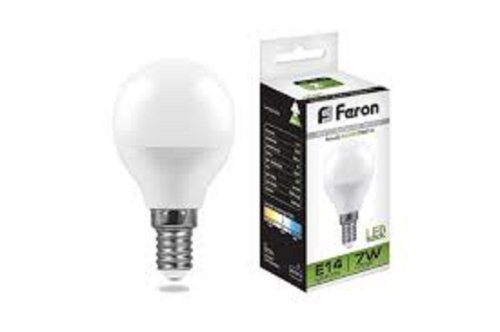 Лампа светодиодная Feron LB-95 G45 Шар E14 220В 7Вт 4000К  картинка 